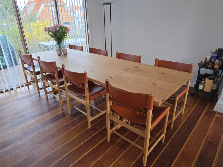 Plankebord – To Planker — plankebord i massiv egetræ fra Barrit